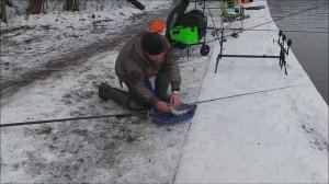 Паста и стрейч... Клёвое место, Лосиный остров, нижний водоём.