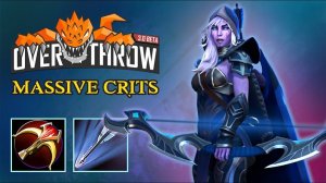 DROW RANGER FULL CRIT 2000 DAMAGE CRITS (Overthrow 3.0) - Dota 2