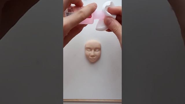 Процесс лепки портрета 😌