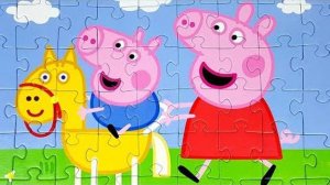 Игры-пазлы со свинкой Пеппой для детей Peppa Pig пазлы