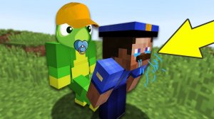 РЕБЁНОК СЫН КУЗИ НАПАЛ НА ПОЛИЦЕЙСКОГО В МАЙНКРАФТ ТРОЛЛИНГ MINECRAFT НУБИК