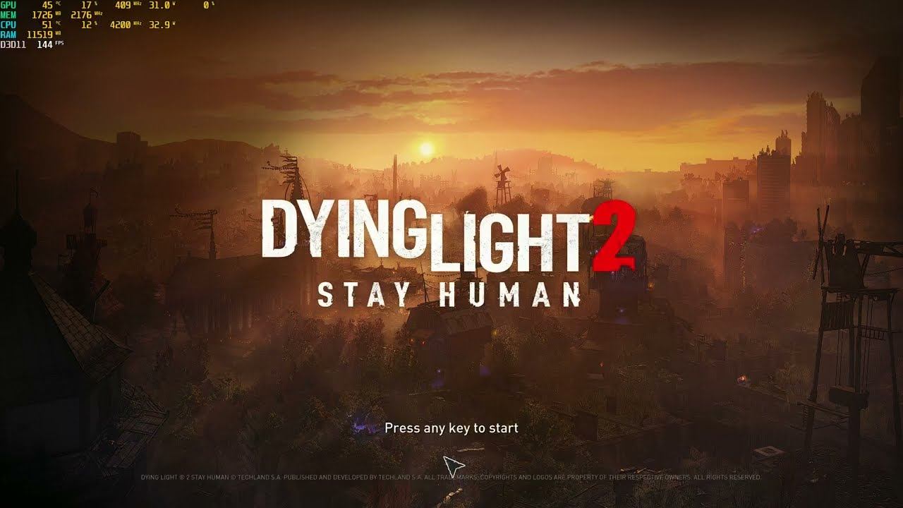 Dying Light 2 - Ryzen 5 3600, Sapphire Radeon RX 6650 XT Nitro+, 32GB RAM 3200MHz смотреть онлайн