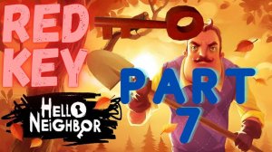 Hello neighbor ACT 3 PART 7 HOW to unlock the RED KEY