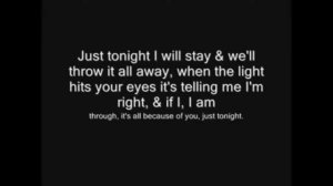 Pretty Reckless - Just Tonight lyrics