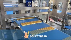 Поточная ультразвуковая машина для нарезки тортов и бисквита Ultrasonic GL-8000