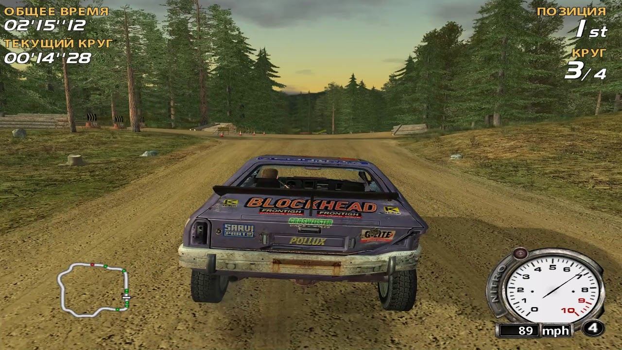 Прохождение FlatOut. Гонка 4 (Бронзовый - Finchley Trial Run) смотреть онлайн