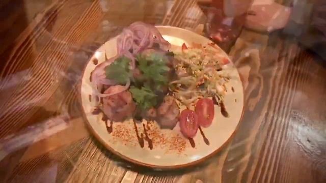 Кафе Мясная Деревня- взгляд изнутри.