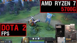 Amd Ryzen 7 5700G DOTA 2 - Ryzen 7 5700G Dota 2 FPS - Asus Tuf Gaming B550M Plus - 32GB ddr4