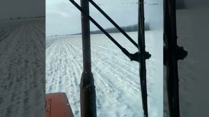 Внесение селитры по снегу эксперимент не удался((((#мтз#82#