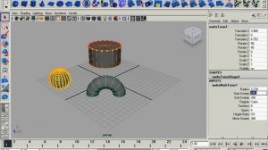 Выравнивание объектов в Autodesk Maya 2010 (16/42)
