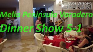 cuba varadero melia peninsula night show 5 1