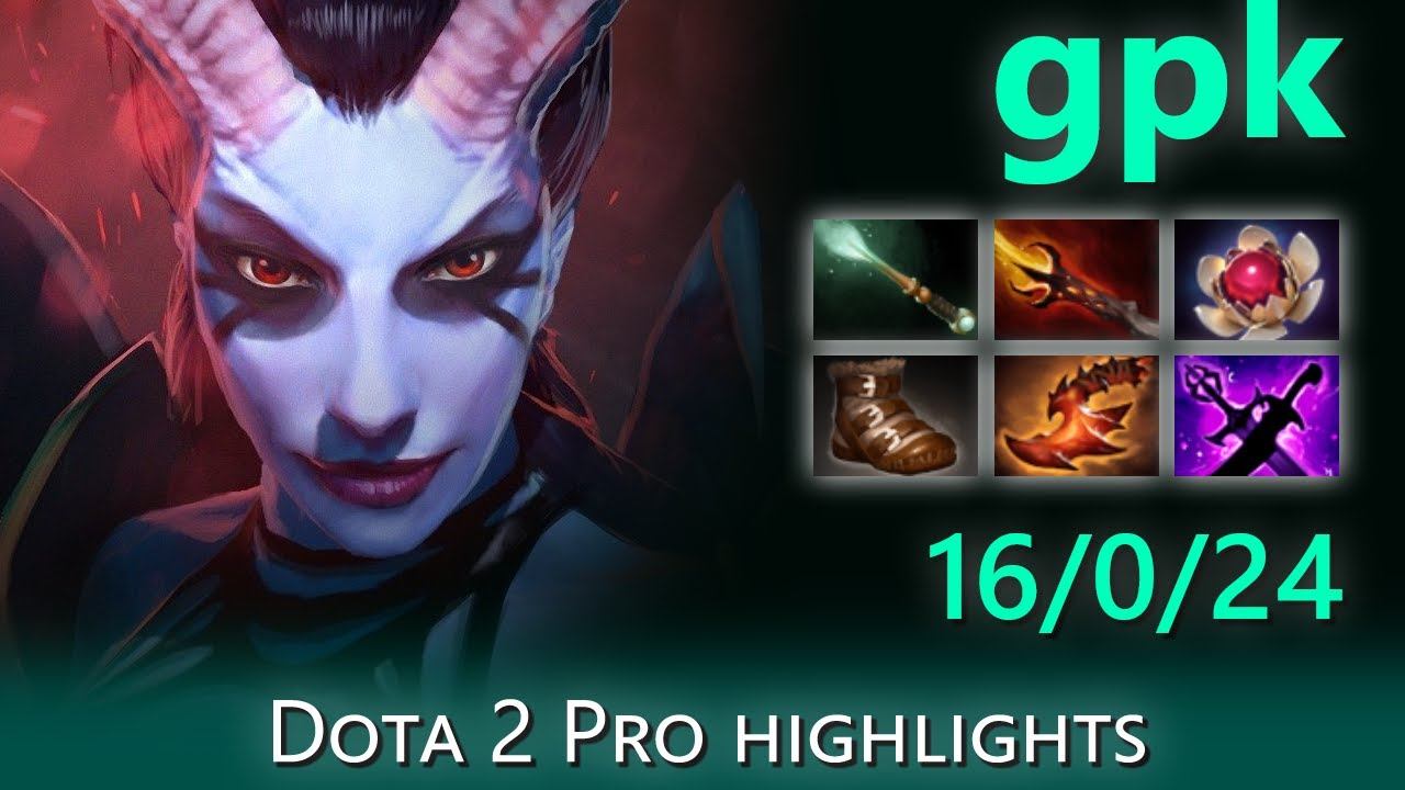 gpk 16-0 Queen of Pain | Dota 2 Epic Pro Highlights