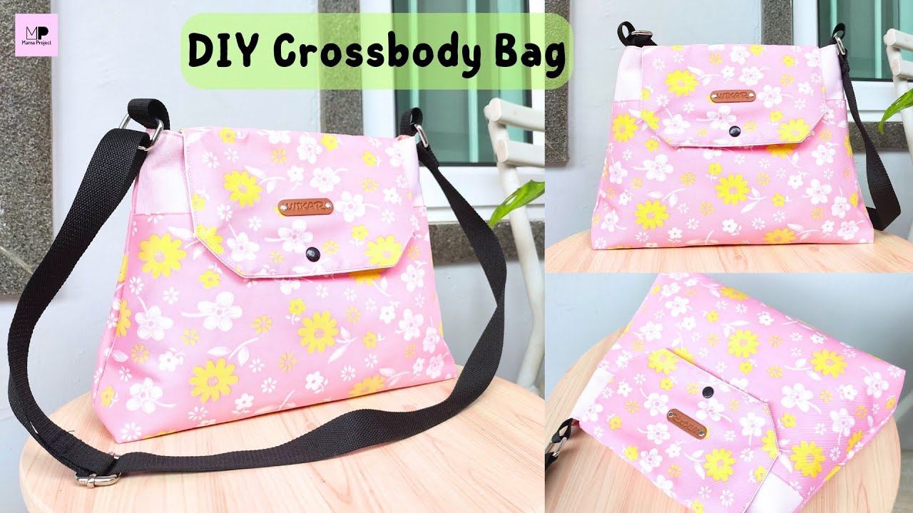 DIY Crossbody Bag Tutorial | Simple Crossbody Bag Tutorial смотреть онлайн