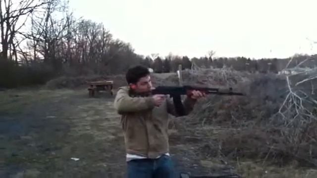 Polish tantal (AK74 variant) test fire смотреть онлайн