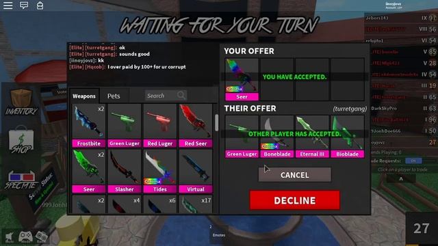 DOWNGRADING CHROMA SEER!!! (Murder Mystery 2) смотреть онлайн