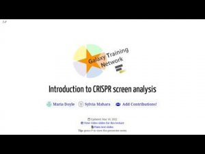 GTN Lecture - CRISPR Screen