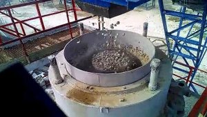 работа конусной дробилки КМД-  1200