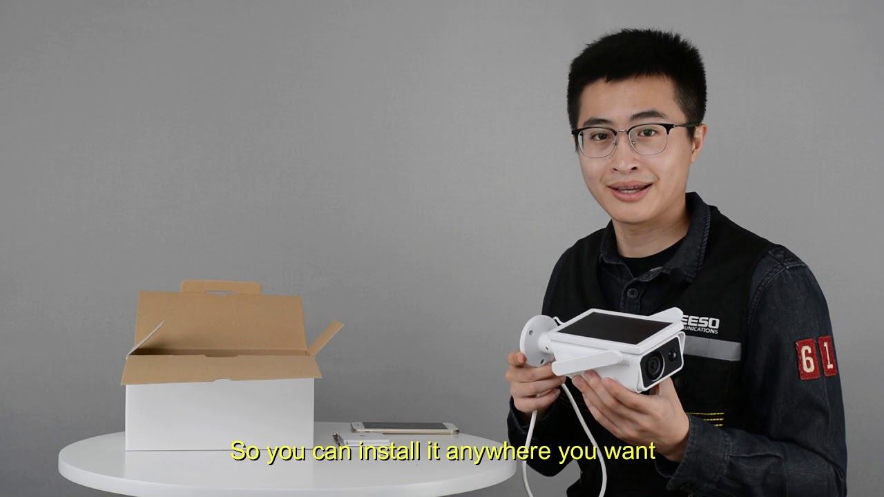 Meeso Solar WiFi Camera Tutorial смотреть онлайн