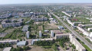 Экибастуз с высоты птичего полета в 4k