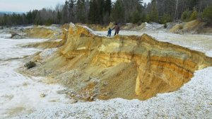 на Галкинском затопленном карьере 10.11.2019 года.