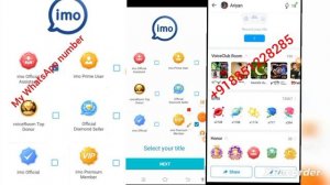 imo official imo assistant imo prime user diamond top donor imo badge whatsapp contact +91885122828