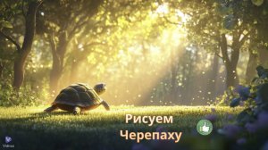 Маленькие художники: Рисуем Черепаху - Детский образовательный мультфильм