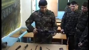 Порядок неполной разборки и сборки после неполной автомата Калашникова