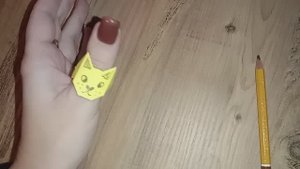 Оригами. Кольцо котик из бумаги. Поделки из бумаги.