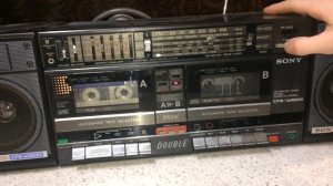 Sony CFS-W600, демонстрация работы