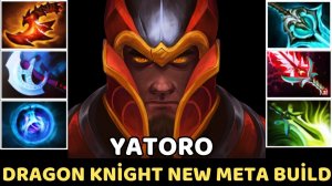 YATORO [Dragon Knight] New Meta Build 7.35 Dota 2