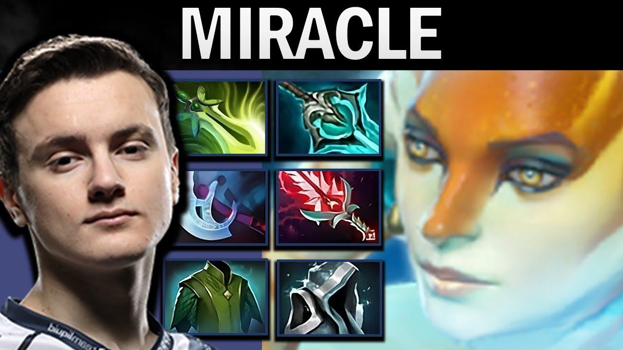 Naga Siren Gameplay Miracle with Disperser and Eternal - Dota 2 7.36 смотреть онлайн
