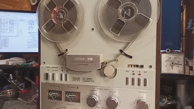 Ремонт катушечного магнитофона Союз-110 смотреть онлайн