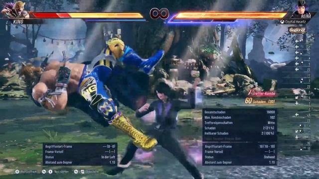 Tekken 8 Reina CH CD3 96 Damage Combo смотреть онлайн