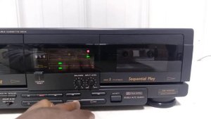 Fisher Double Cassette Deck CR-W9025