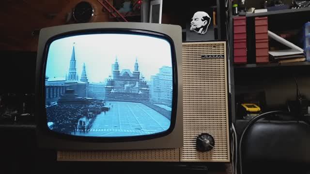 Необычный Советский телевизор "Вечер" , 1965 год,