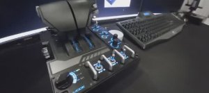 Комплект Logitech x-56 Джойстик и РУД
