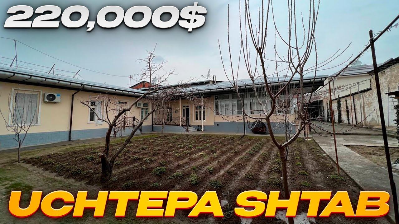 220.000$ УЧТЕПА ШТАП 7,40 СОТИХ 8 ХОНА тел: +998 33-397-55-55 #toshkent #hovli #uylar