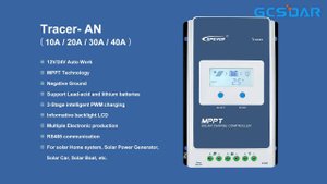 EPEVER MPPT solar charge controller 30A , Tracer3210AN unboxing and installing