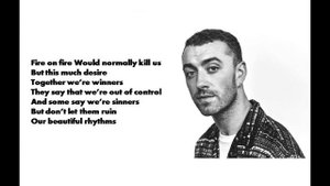 Sam Smith - Fire on fire ( Lyrics)