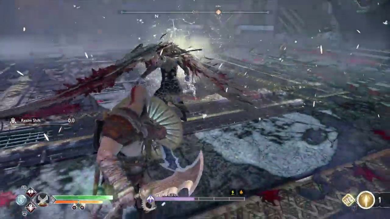 God of War - Valkyrie Geidriful with level 1 gear and Amulet of Kvasir (GMGOW NG+) смотреть онлайн