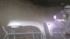 Покраска передних крыльев  Hyundai Santa fe