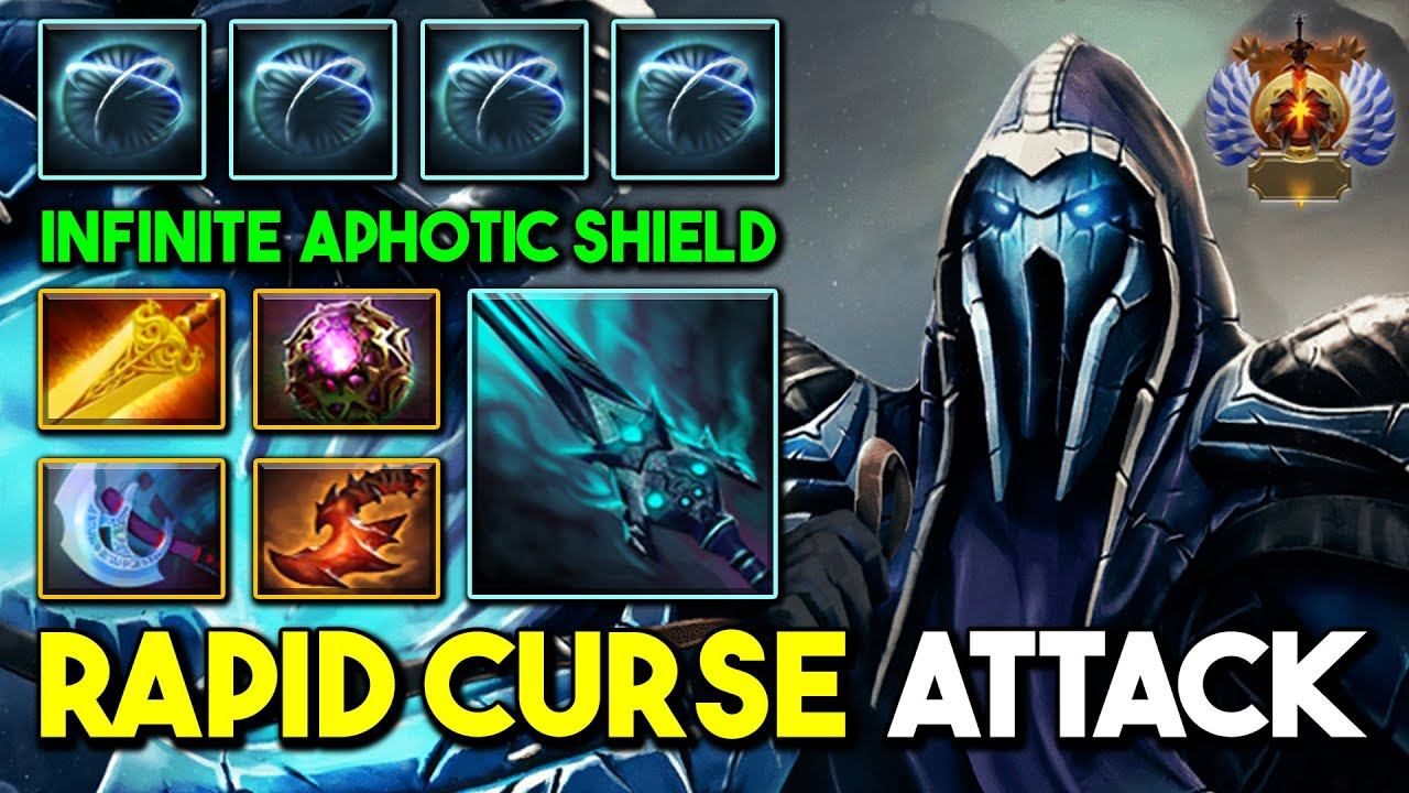 RAPID CURSE ATTACK HARD CARRY Abaddon Radiance + Octarine Core Infinite Aphotic Shield DotA 2 смотреть онлайн