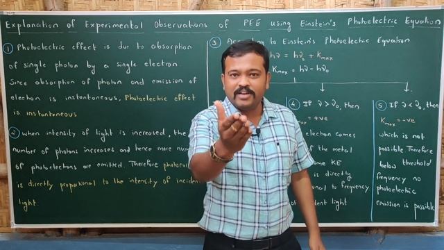 Class 12 | Physics | Dual Nature of Radiation and Matter | Part 4 - Einsteins Photoelectric Equatio