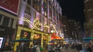 Рождественская прогулка по Нью-Йорку 2024 ✨ Праздничное оформление от Macys, рождественская ярмарка