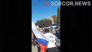 В Риме состоялись велопробег и пикет в поддержку мира и России