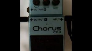 TESTE do Boss Chorus CE 3 Made in Japan Black Label 1983