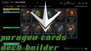 Paragon: Cards & Deck Builder Tutorial (Outdated)