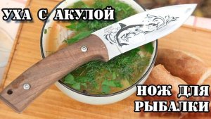 Морской Судак. Разделка рыбы ножом Акула-2