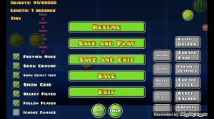 Как построить бесконечный уровень в Geometry dash.