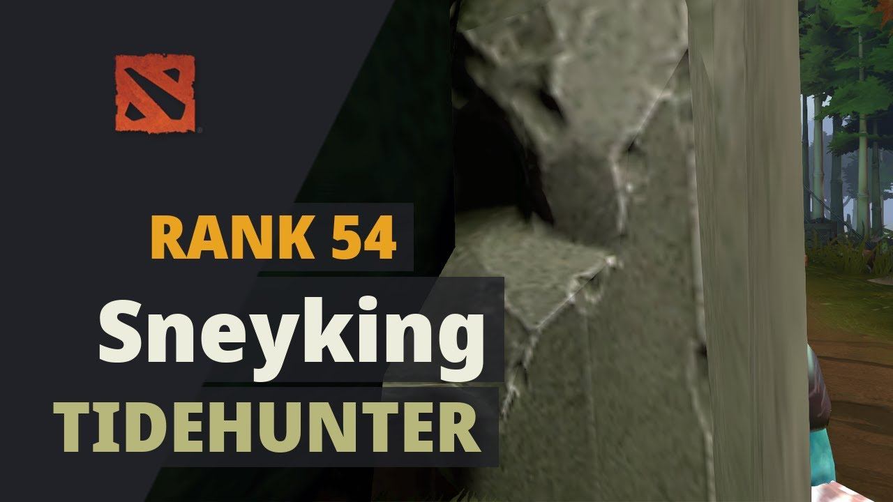Sneyking (Rank 54) plays Tidehunter Dota 2 Full Game смотреть онлайн